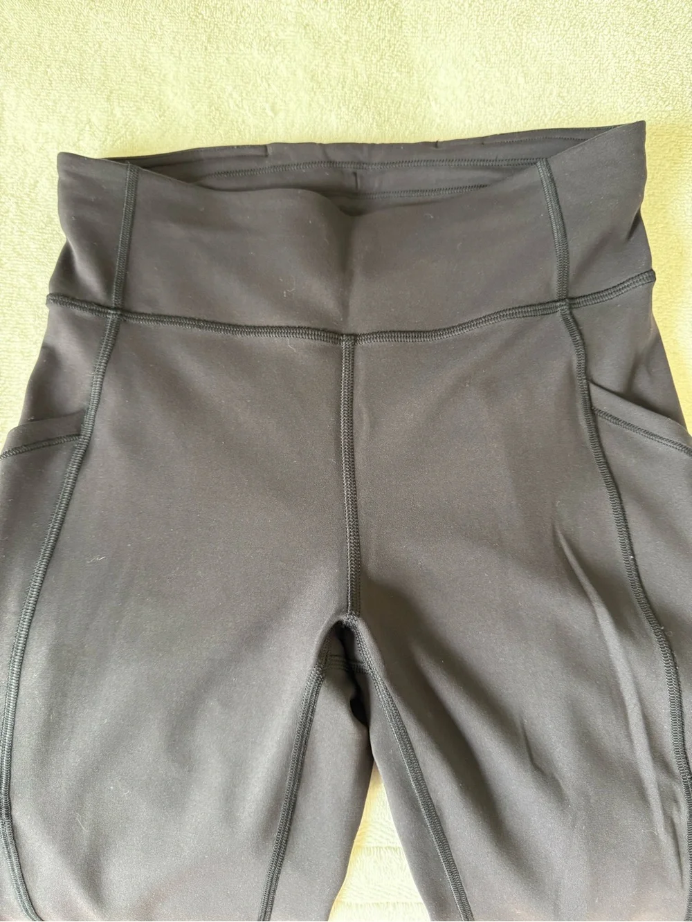 lululemon athletica Black High-Rise Leggings with Side Pockets